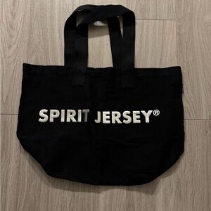 New Black Spirit Jersey Tote Bag